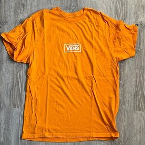 Vans New Men's Orange Short Sleeve Tee